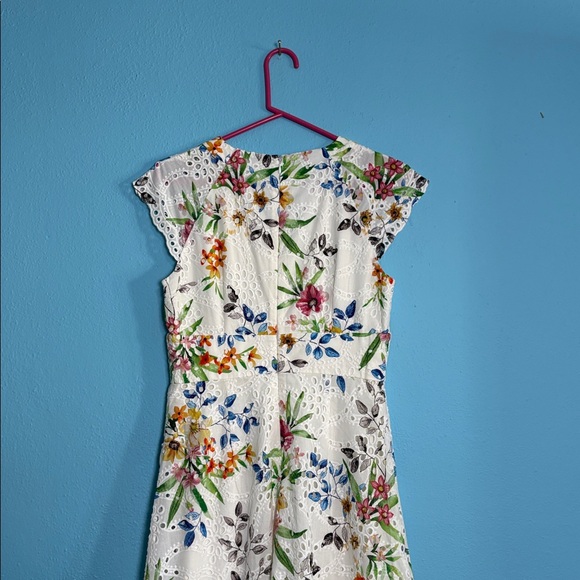 Sundance Camarillo Eyelet Dress Floral Maxi Dress Size 2 - Picture 8 of 9